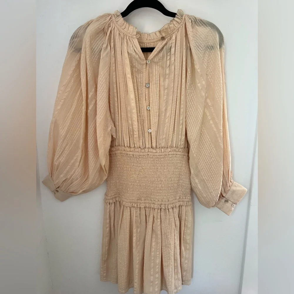 🌸 NWOT Anthropologie Cleobella Magda Smocked Mini Dress – XS/S - Picture 6 of 9